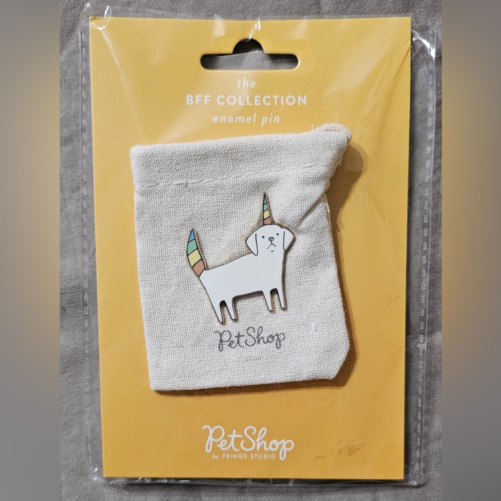 PetShop The BFF Collection Dogcorn Enamel Pin